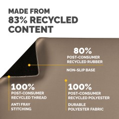 Fellowes Computer Desk Mat With - Sand